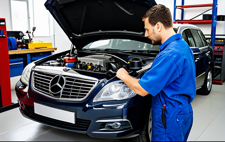 **

"A professional mechanic, fully clothed in appropriate work attire, diagnosing a car engine with diagnostic tools in a clean and organized auto repair shop. Safe for work, appropriate content, perfect anatomy, natural proportions, well-lit, family-friendly, professional environment."

**